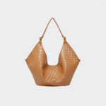 Women's Vintage Woven Genuine Leather Hobo Bag