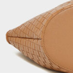 Women's Vintage Woven Genuine Leather Hobo Bag