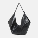 Women's Vintage Woven Genuine Leather Hobo Bag