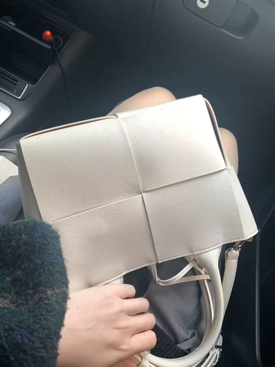 Women's Chocolete Bar Genuine Leather Tote Bags photo review