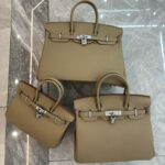 Women's Full Grain Leather Top Handle Bags with Rhinestones Silver Hardware