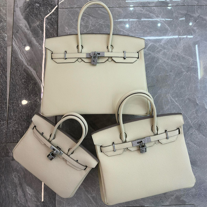 Women's Full Grain Leather Top Handle Bags with Rhinestones Silver Hardware