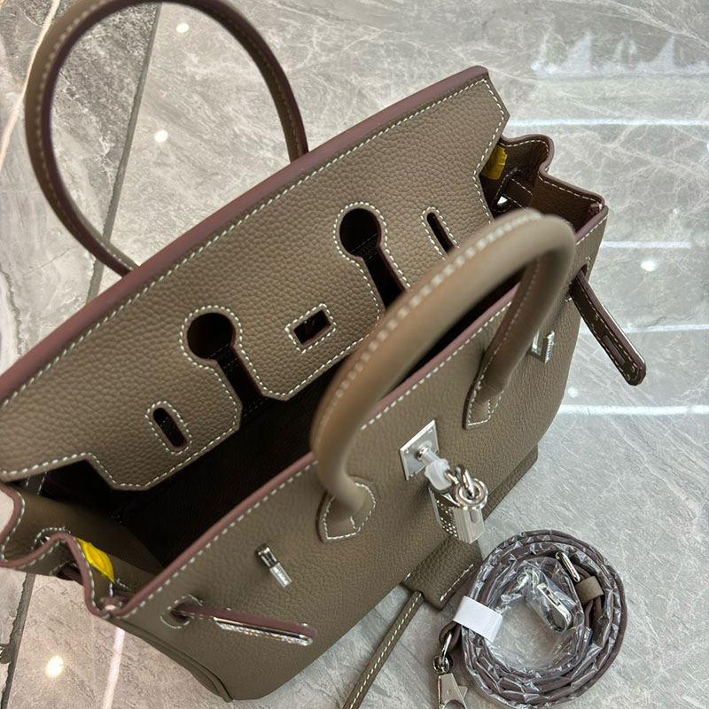 Women's Full Grain Leather Top Handle Bags with Rhinestones Silver Hardware