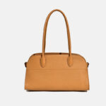 Women's Minimalist Full-Grain Leather Shoulder Handbags