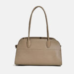 Women's Minimalist Full-Grain Leather Shoulder Handbags