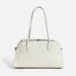 Women's Minimalist Full-Grain Leather Shoulder Handbags