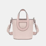 Sac à main en cuir pleine fleur avec bandoulière pour femmes