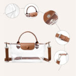 Womens Clear Stadium Approved Crossboby Bags for Super Bowl