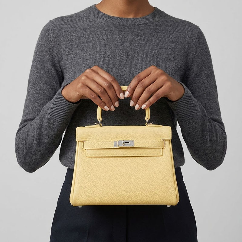 Women's Minimalist Genuine Leather Buckle Crossbody Strap Shoulder Top Handle Bag In Silver Hardware