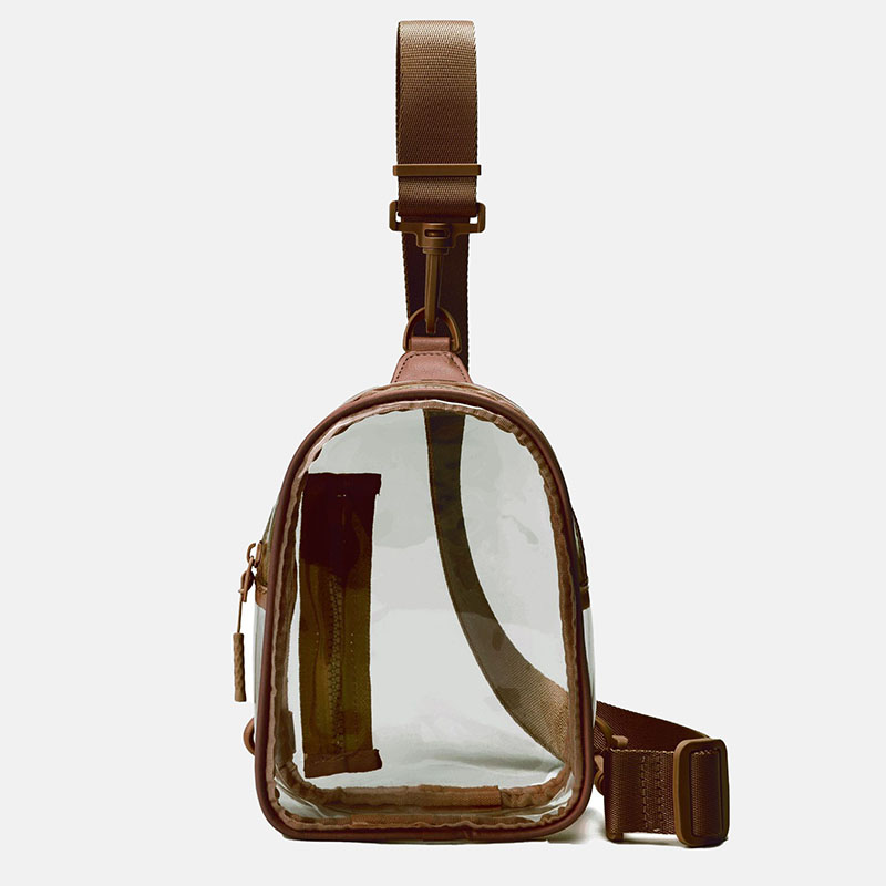 Womens Stadium Approved Clear Sling Bags for Super Bowl 2026
