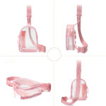 Womens Stadium Approved Clear Sling Bags for Super Bowl 2026