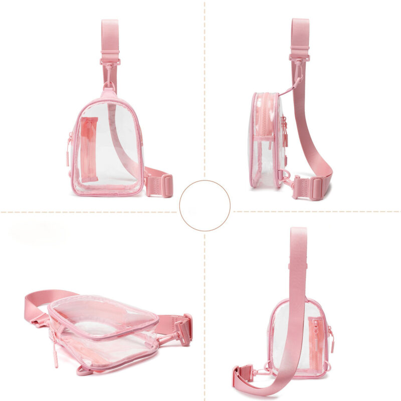 Womens Stadium Approved Clear Sling Bags for Super Bowl 2026