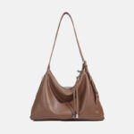 Sac à main vintage en cuir véritable avec fermeture éclair pour femmes