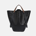 Sacs à main vintage en daim et cuir pleine fleur avec boucle à l'épaule