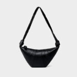 Women's Lambskin Dumpling-Shaped Zipper Crossbody Shoulder Bags