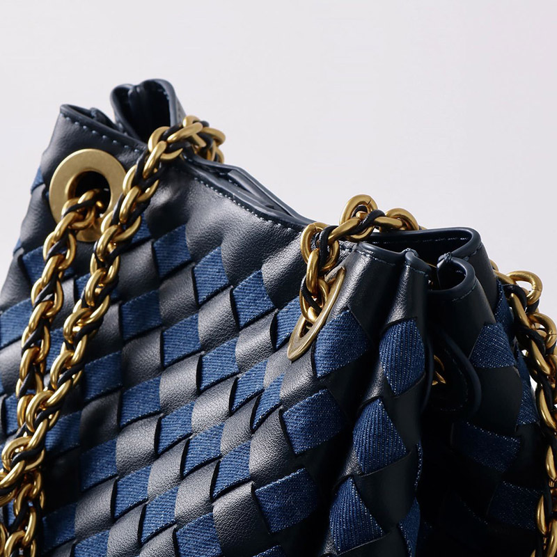 Sac à dos vintage en cuir véritable, à bandoulière et à chaîne, pour les femmes