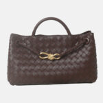 Women's Woven Leather Bow Rope Crossbody Shoulder Handbag