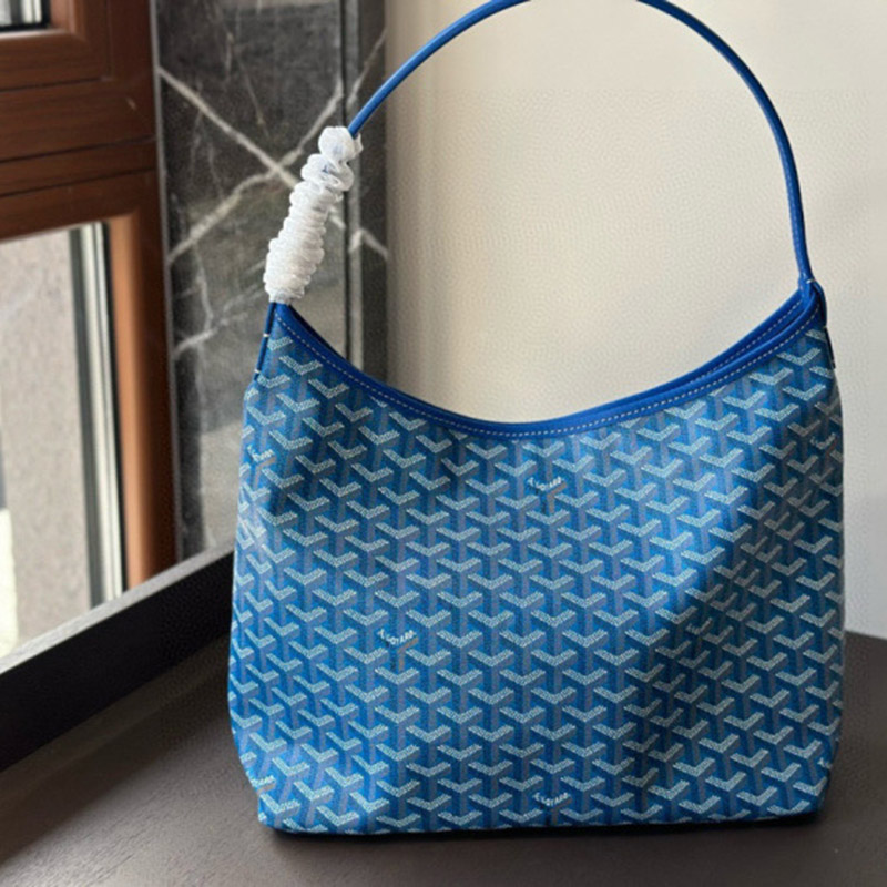 Women’s Leather PVC Printed Canvas Hobo Shoulder Bag