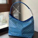 Women’s Leather PVC Printed Canvas Hobo Shoulder Bag