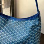 Women’s Leather PVC Printed Canvas Hobo Shoulder Bag