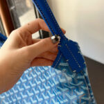 Women’s Leather PVC Printed Canvas Hobo Shoulder Bag