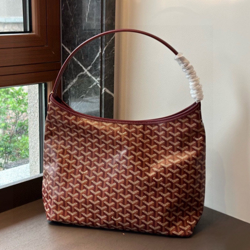 Women’s Leather PVC Printed Canvas Hobo Shoulder Bag