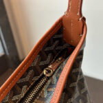 Women’s Leather PVC Printed Canvas Hobo Shoulder Bag