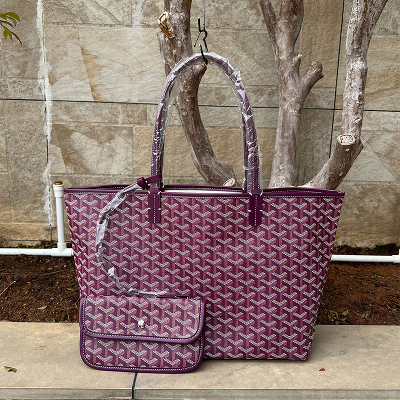 Fourre-tout en cuir fendu PVC Canvas imprimé géométrique pour femmes