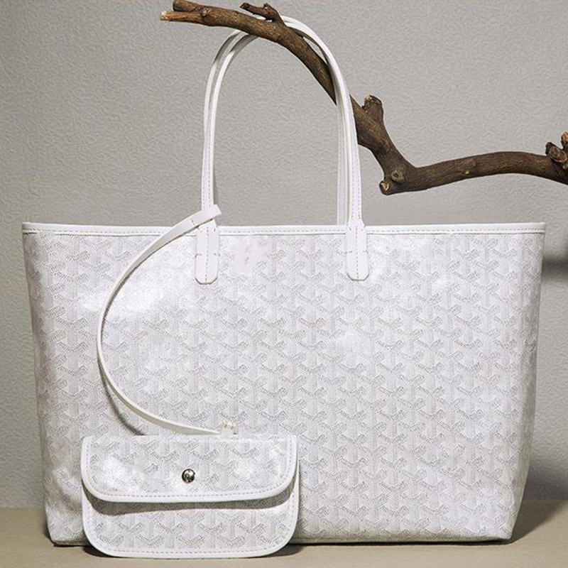 Fourre-tout en cuir fendu PVC Canvas imprimé géométrique pour femmes