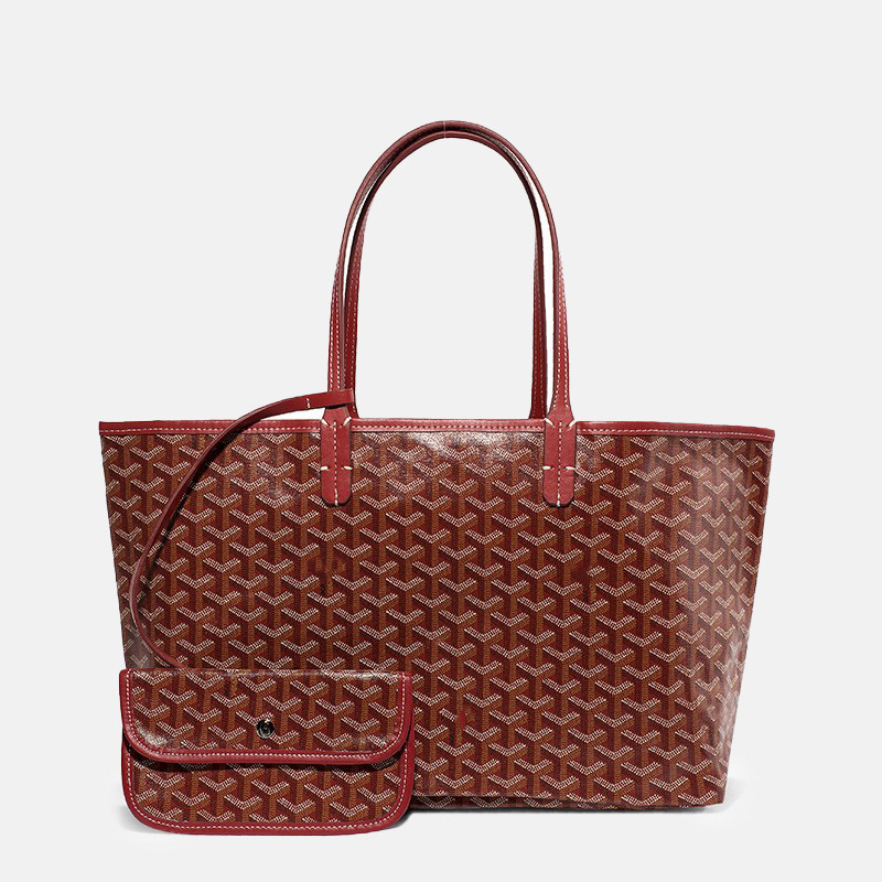 Fourre-tout en cuir fendu PVC Canvas imprimé géométrique pour femmes