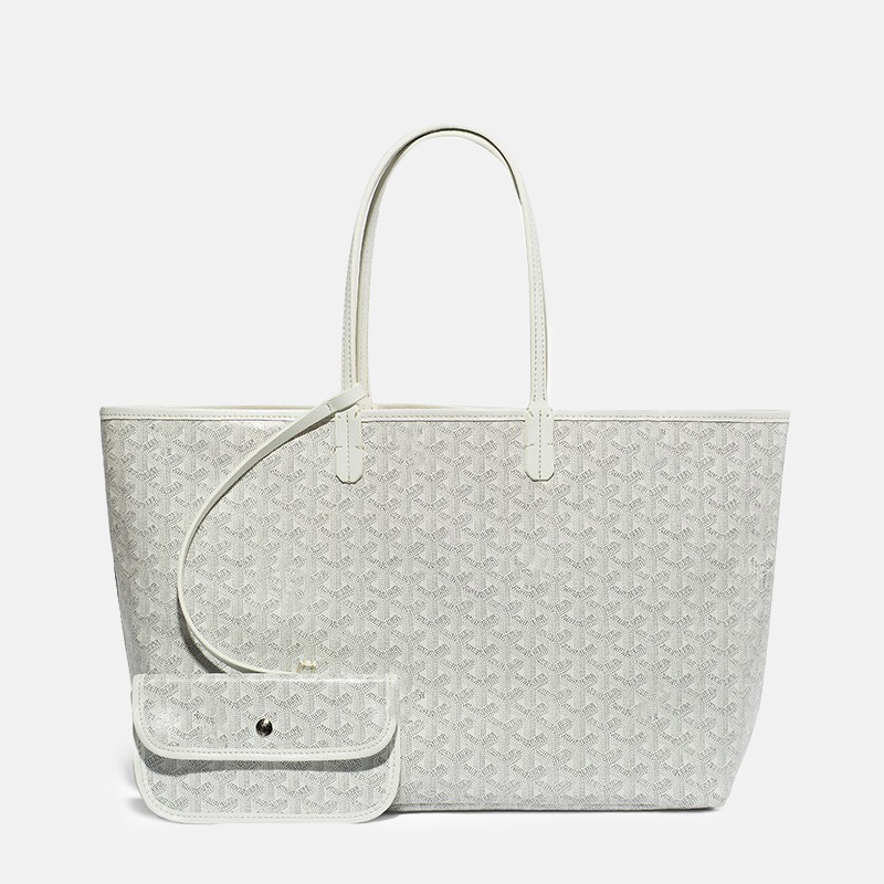 Fourre-tout en cuir fendu PVC Canvas imprimé géométrique pour femmes