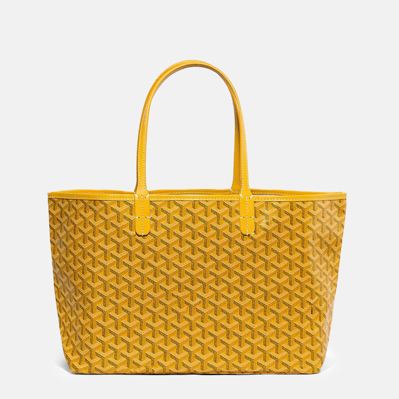 Fourre-tout en cuir fendu PVC Canvas imprimé géométrique pour femmes