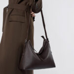 Sac hobo vintage en cuir pleine fleur avec boucle pour femmes