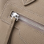 Women's Vintage Full-Grain Leather Zipper Shoulder Crossbody Tote Bags
