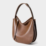 Women's Vintage Leather Crossbody Shoulder Bags With Zipper Closure