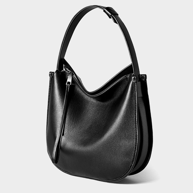 Women's Vintage Leather Crossbody Shoulder Bags With Zipper Closure