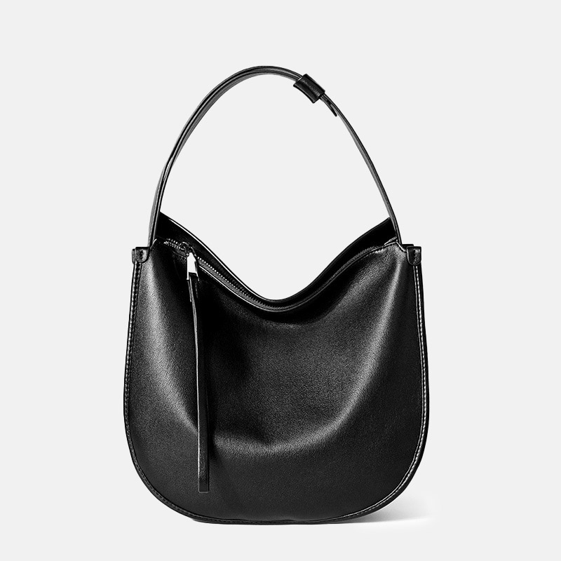 Women's Vintage Leather Crossbody Shoulder Bags With Zipper Closure