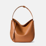 Women's Vintage Leather Crossbody Shoulder Bags With Zipper Closure