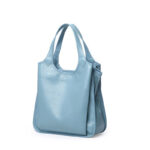 Women's Vintage Top-Grain Leather Zipper Shoulder Tote Bag