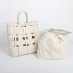Damen Minimalistisch Geflochtenes Gespaltenes Leder Hohle Crossbody Schulterriemen Tote Handtasche
