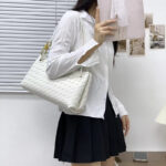 Women's Woven Leather Bow Rope Crossbody Shoulder Handbag