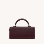 Sac à main en cuir véritable pour femmes avec fermeture en or
