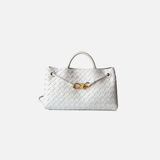 Women's Woven Leather Bow Rope Crossbody Shoulder Handbag