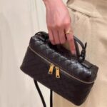 Sac à bandoulière en cuir tissé pour femmes