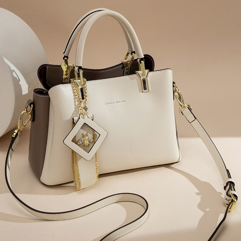 Sacs fourre-tout à bandoulière en cuir véritable pour femmes