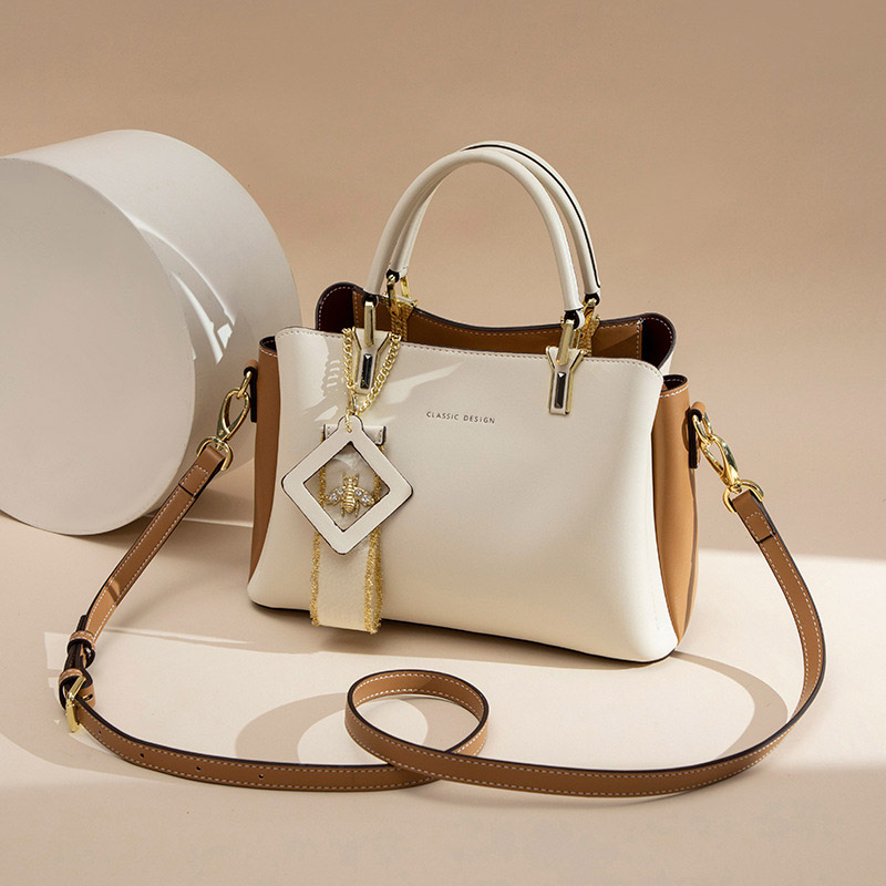 Sacs fourre-tout à bandoulière en cuir véritable pour femmes