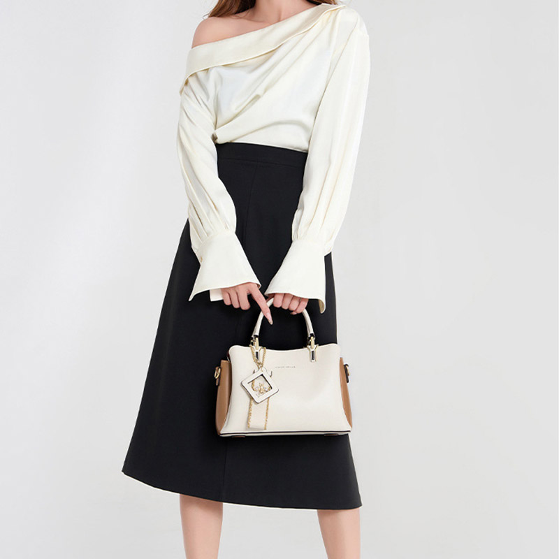 Sacs fourre-tout à bandoulière en cuir véritable pour femmes