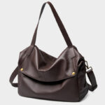 Women's Minimalist Cowhide Leather Shoulder Crossbody Bag