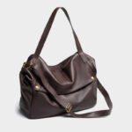 Women's Minimalist Cowhide Leather Shoulder Crossbody Bag