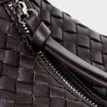 Women's Woven Lambskin Pillow Chain Crossbody Shoulder Handbags